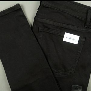 BKE Buckle Payton Universale Fit Mid Rise Skinny Jeans in Black Size 28